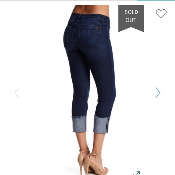 Joe’s Jeans Flawless Cuffed Crop Jean Size 25 NWT - Picture 14 of 15